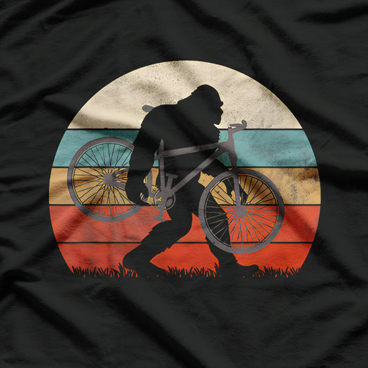 Bigfoot Mountain Bike Funny Cycling Sasquatch T-Shirt