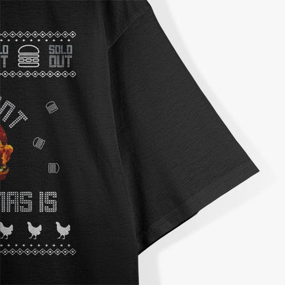 Chicken Sandwich Funny Ugly Christmas T-Shirt