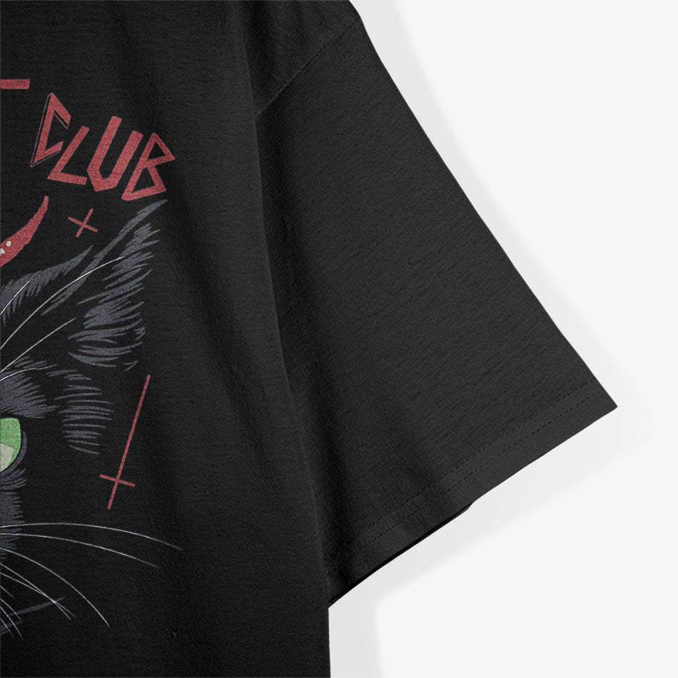 Black Cat Devil Occult T-Shirt