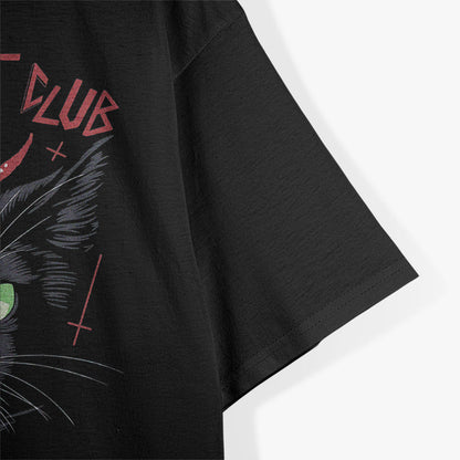 Black Cat Devil Occult T-Shirt