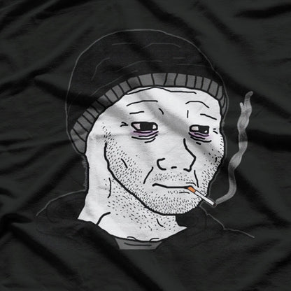 Funny Depressed Wojak Meme T-Shirt