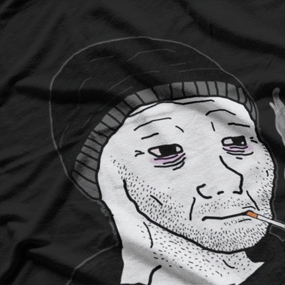 Funny Depressed Wojak Meme T-Shirt