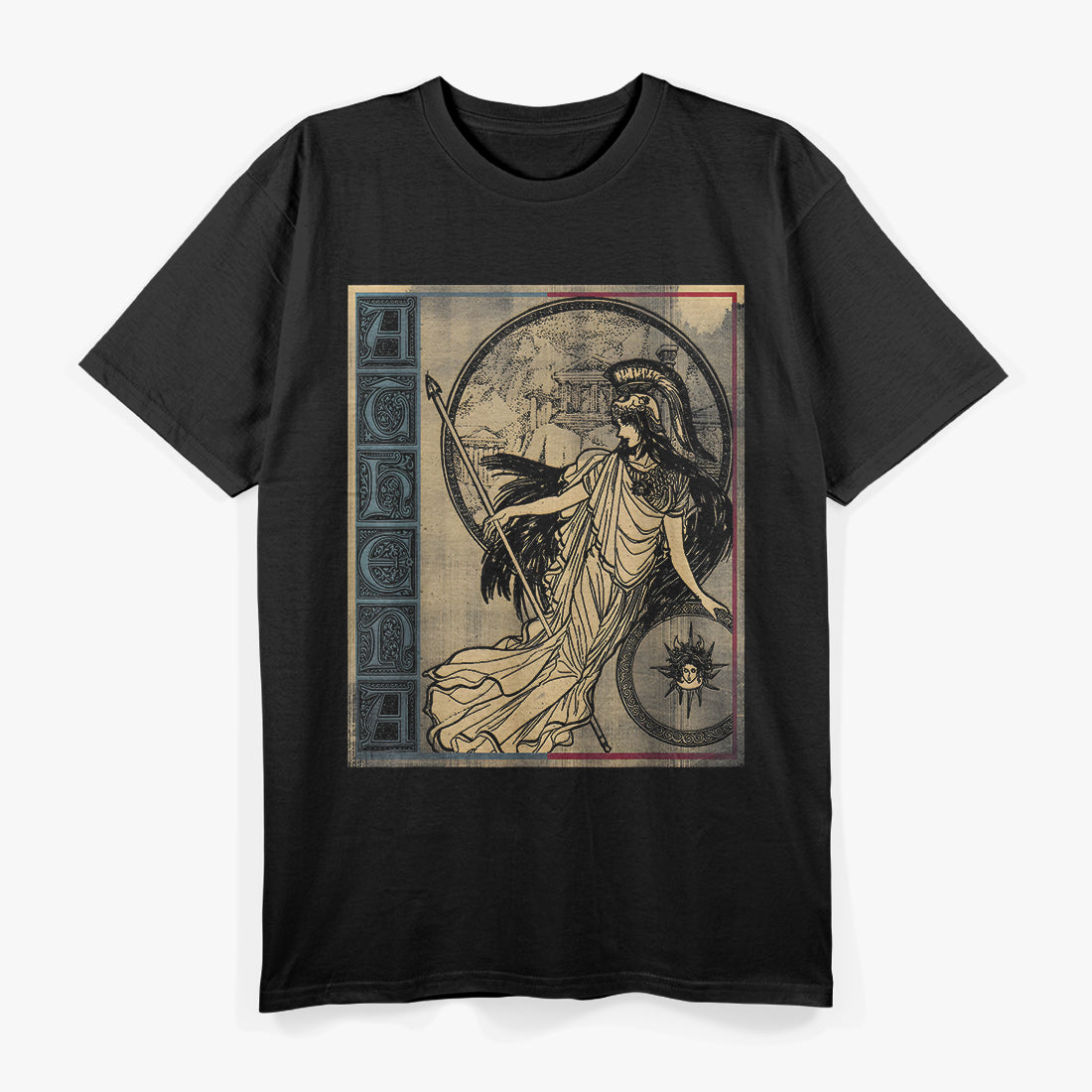Athena The Greek Goddess of Wisdom and Warfare T-Shirt