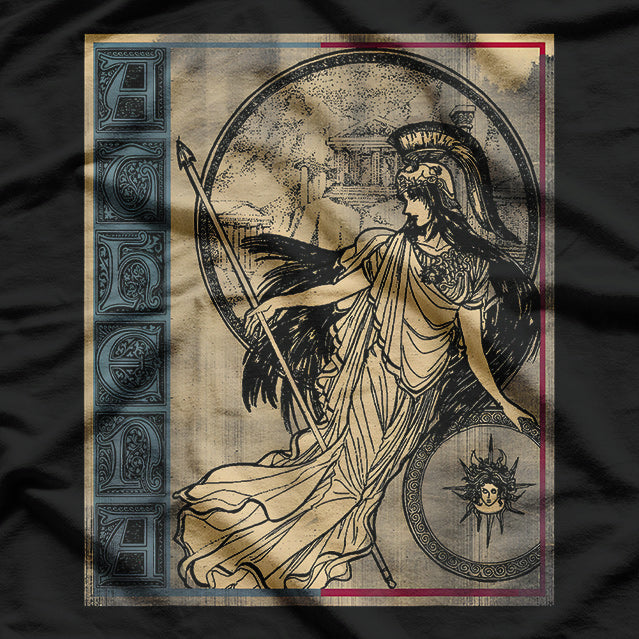 Athena The Greek Goddess of Wisdom and Warfare T-Shirt