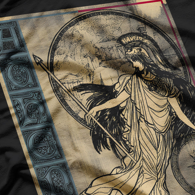 Athena The Greek Goddess of Wisdom and Warfare T-Shirt