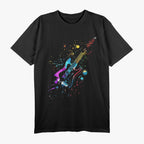 Electric Guitar Multicolor Paint Splash Essential T-Shirt