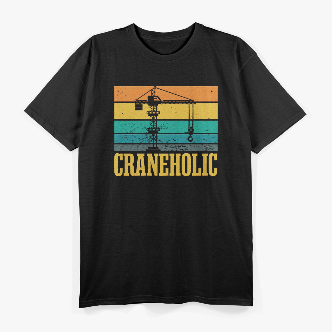 Crane Operator Retro Vintage T-Shirt