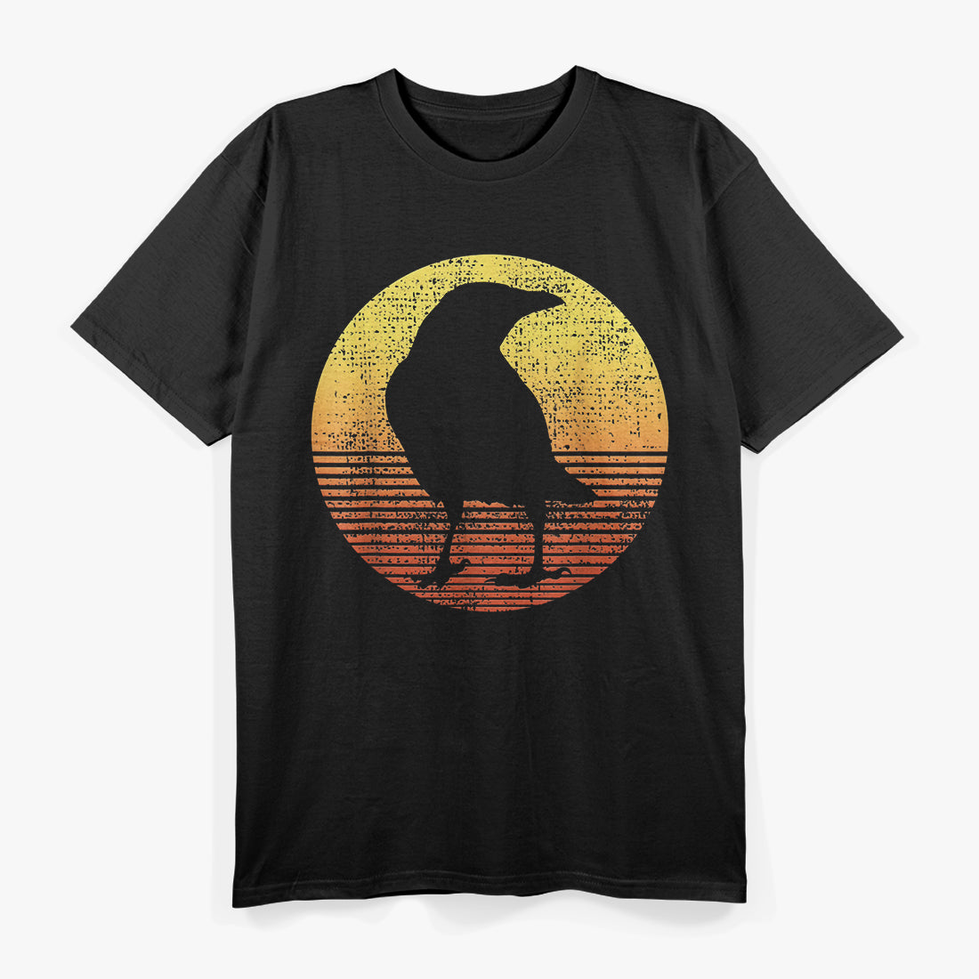 Retro Crow Birds Lover Crow Vintage T-Shirt