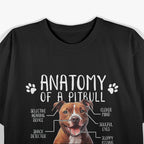Pitbull Anatomy American Pit Bull Terrier Dog Pittie Lover T-Shirt