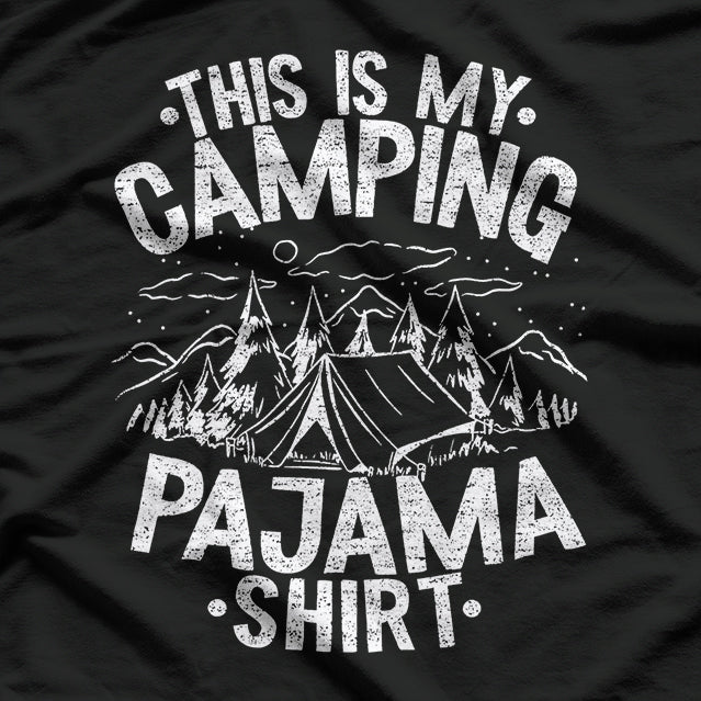 Funny Camper Happy Hiking Outdoors This Is My Camping T-Shirt