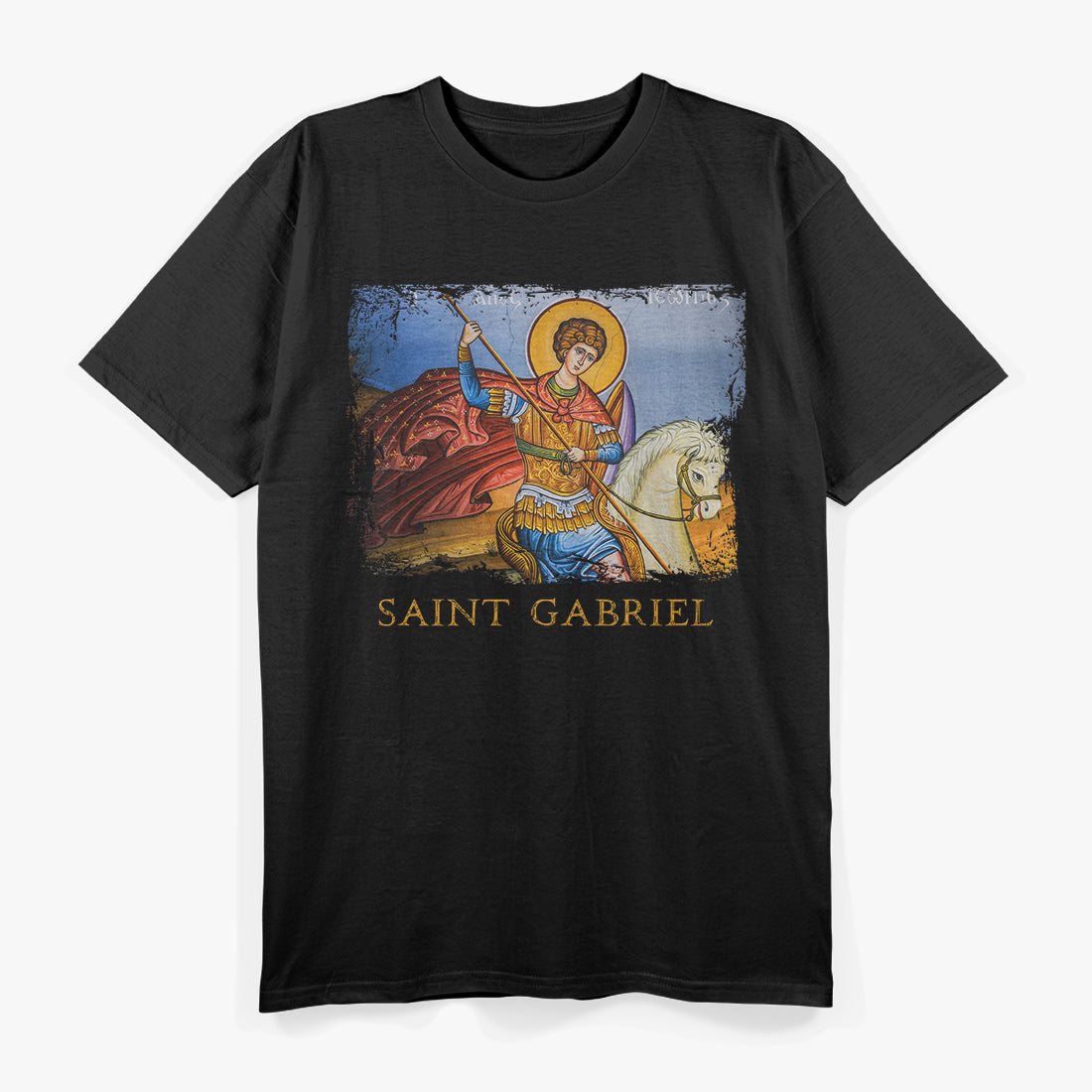 Saint Gabriel the Archangel Messenger of Divine Will, Guardian of Faith T-Shirt