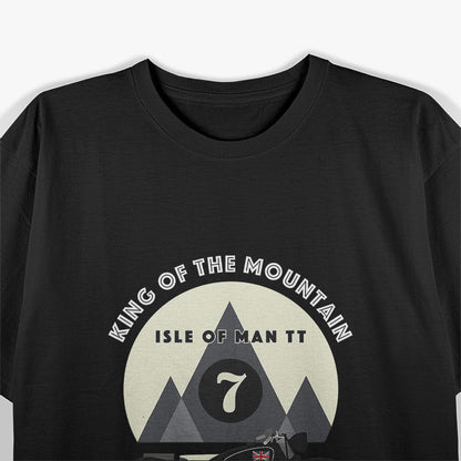 King Of The Mountains Isle Of Man TT Vintage Racing T-Shirt