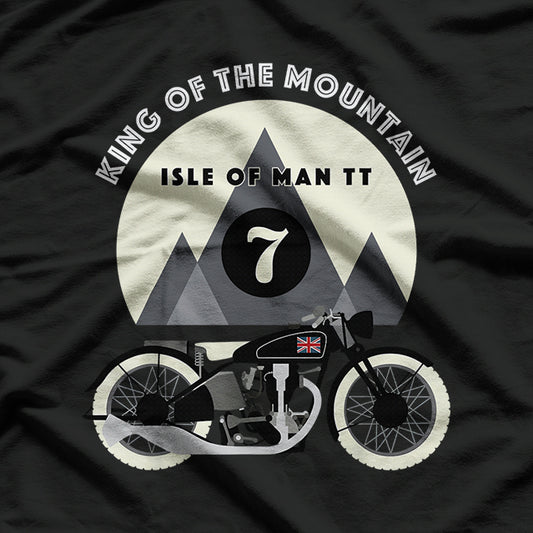 King Of The Mountains Isle Of Man TT Vintage Racing T-Shirt