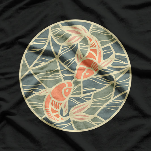 Koi Fish Carp Retro T-Shirt