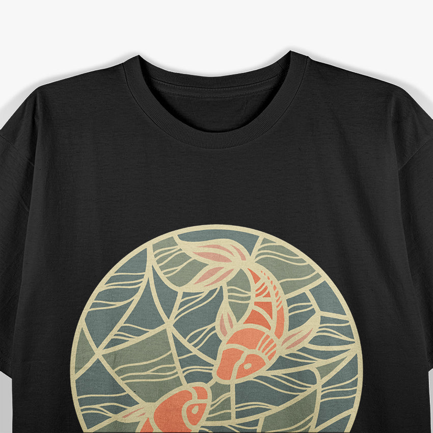Koi Fish Carp Retro T-Shirt