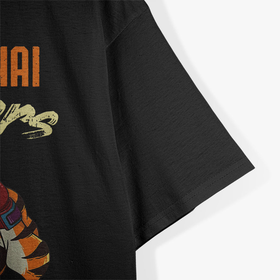 Muay Thai Tiger Fierce Strength and Precision T-Shirt