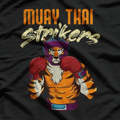 Muay Thai Tiger Fierce Strength and Precision T-Shirt