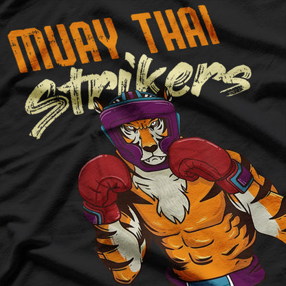 Muay Thai Tiger Fierce Strength and Precision T-Shirt