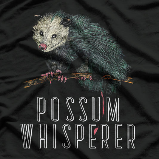 Possum Whisperer Cat Opossum Lover T-Shirt