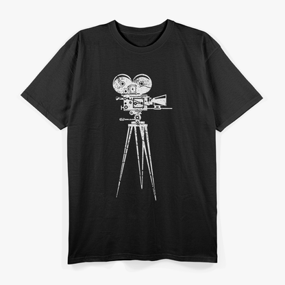 Retro Camera Cameraman Filmmaker Movie Director T-Shirt