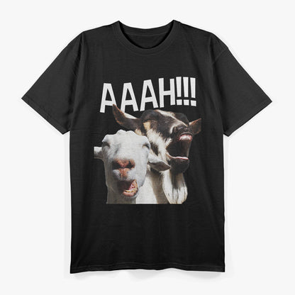 Screaming Goats AAAH!!! Crazy Goat T-Shirt