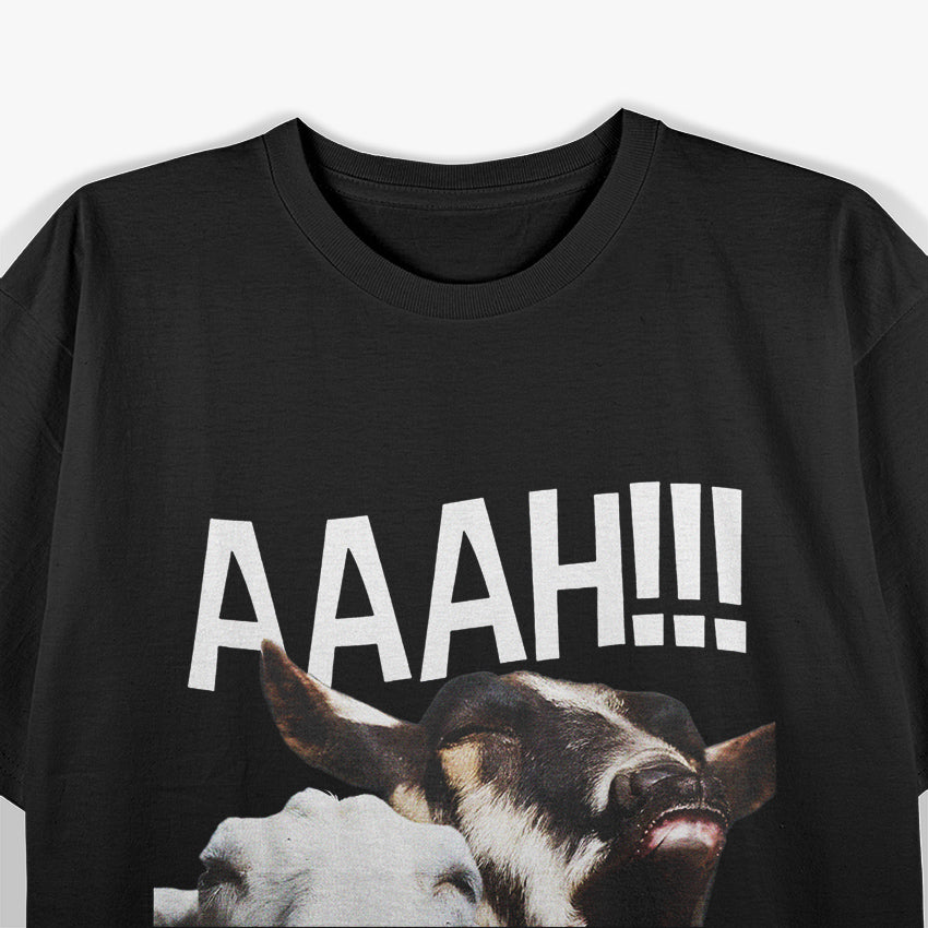 Screaming Goats AAAH!!! Crazy Goat T-Shirt