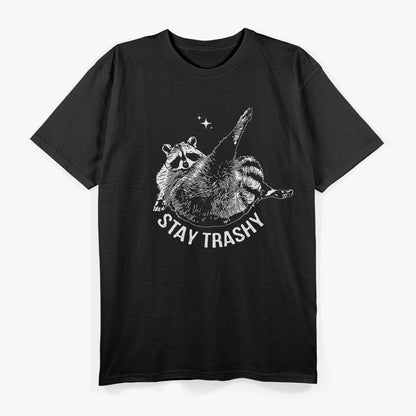 Stay Trashy Funny Raccoon Trash Panda Raccoon Meme T-Shirt