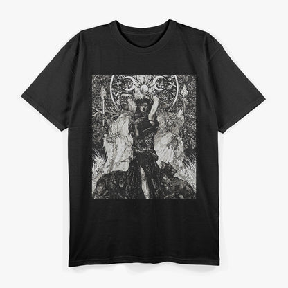 The Goddess Hecate - Tarot Card Triple Moon Wiccan Pagan Witch T-Shirt