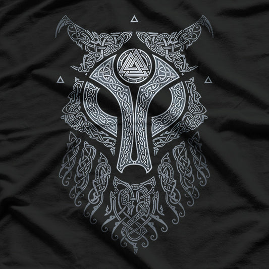 Viking Celtic Fenrir: The Legendary Wolf of Norse Mythology T-Shirt