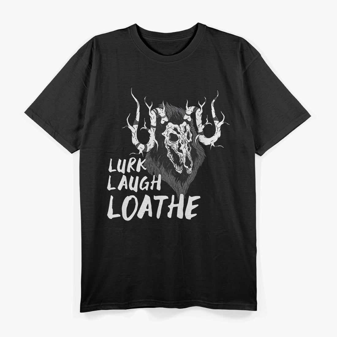 Wendigo Lurk Laugh Loathe Cryptid Legends T-Shirt