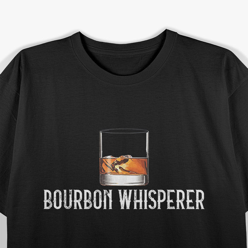 Bourbon Whisperer Funny Whiskey Sayings T-Shirt