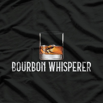 Bourbon Whisperer Funny Whiskey Sayings T-Shirt