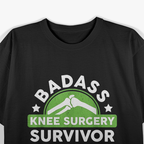 Funny Knee Replacement Titanium Bionic Surgery Get Well Gift T-Shirt