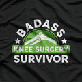 Funny Knee Replacement Titanium Bionic Surgery Get Well Gift T-Shirt