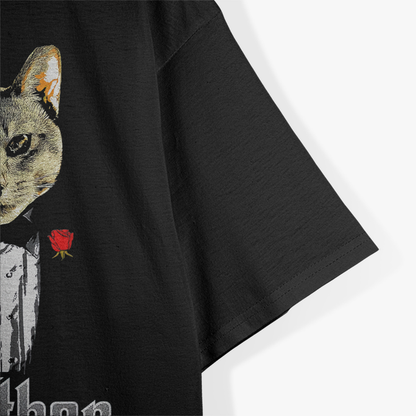 The CatFather Funny Parody Cat Lover Daddy T-Shirt