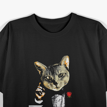 The CatFather Funny Parody Cat Lover Daddy T-Shirt