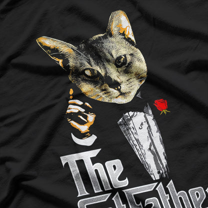 The CatFather Funny Parody Cat Lover Daddy T-Shirt