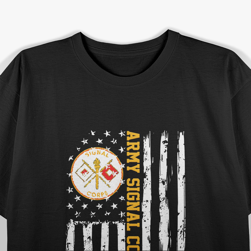 Army Signal Corps American Vintage Flag T-Shirt
