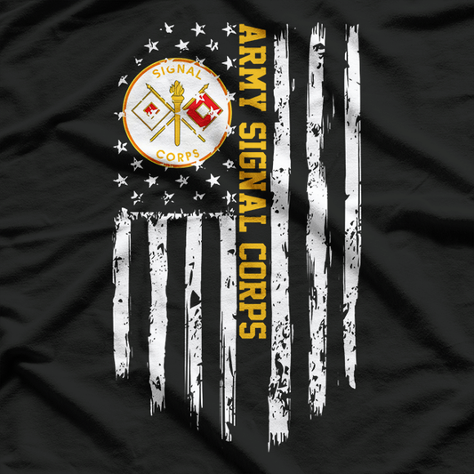 Army Signal Corps American Vintage Flag T-Shirt