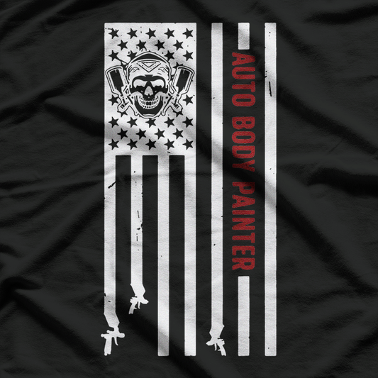 Auto Body Painter (Flag) T-Shirt