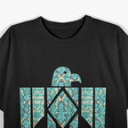 Aztec Native American Indian Bird Vintage Cultural Tribute T-Shirt