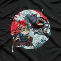 Cats Samurai Ninja Fighting T-Shirt