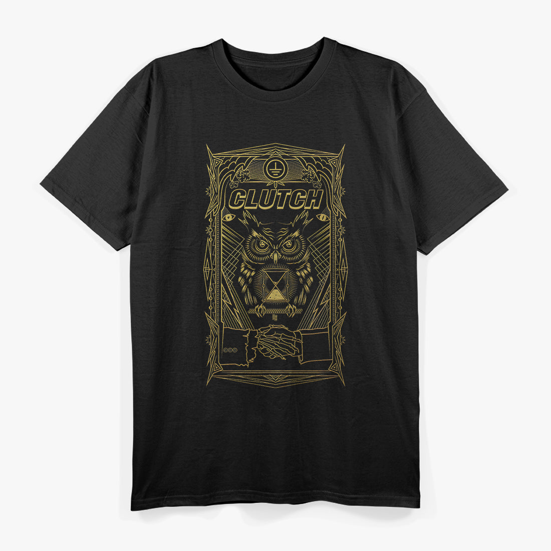 Clutch All-Seeing Owl Symbol of Wisdom and Vision T-Shirt