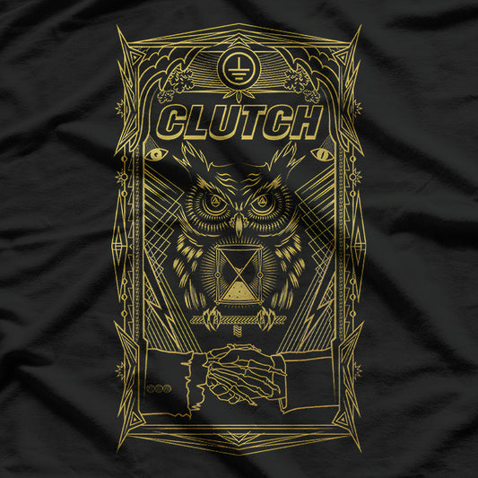 Clutch All-Seeing Owl Symbol of Wisdom and Vision T-Shirt