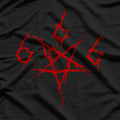 Devil Satan - Satanic 666 Pentagram Symbol of Rebellion and Power T-Shirt