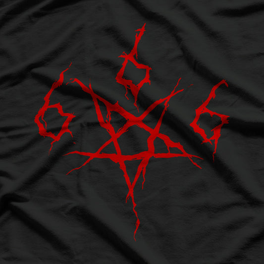 Devil Satan - Satanic 666 Pentagram Symbol of Rebellion and Power T-Shirt