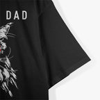 Cat Dad Ever Cool American Flag Sunglasses USA T-Shirt