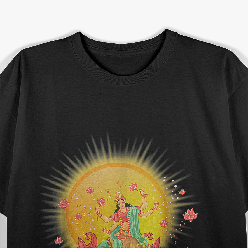 Goddess Lakshmi Symbol of Wealth, Success, and Prosperity T-Shirt
