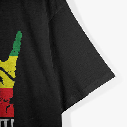 Jamaica One Love Reggae Caribbean Music Pride Flag T-Shirt