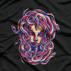 Medusa Head Snake Hair and the Power of Greek Mythology T-Shirt